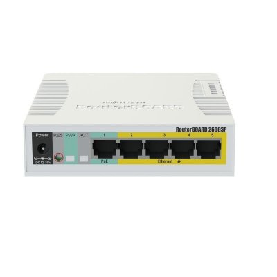 MIKROTIK  CSS106-1G-4P-1S commutateur r&eacute;seau Gigabit CSS106-1G-4P-1S