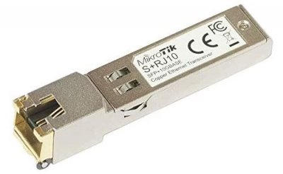 MIKROTIK  S+RJ10 Module &eacute;metteur-r&eacute;cepteur de r&eacute;seau 10000 Mbit/s SFP+