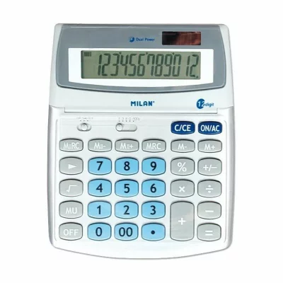 MILAN  152512BL Blister Calculatrice Electronique 12 chiffres