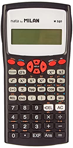 MILAN  159110RBL Blister Calculatrice Scientifique 240 fonctions Rouge