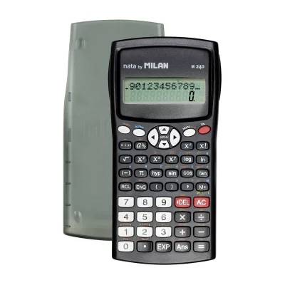 MILAN  Blister Pack Black M240 Scientific Calculator With Grey Cover Argent&eacute;