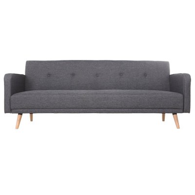 MILIBOO  - Canap&eacute; convertible 3 places scandinave gris fonc&eacute; ULLA