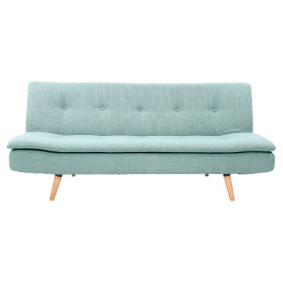 MILIBOO  Canap&eacute; convertible scandinave 3 places vert lagon SENSO