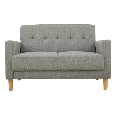 MILIBOO  - Canap&eacute; tissu gris 2 places MOON - Gris