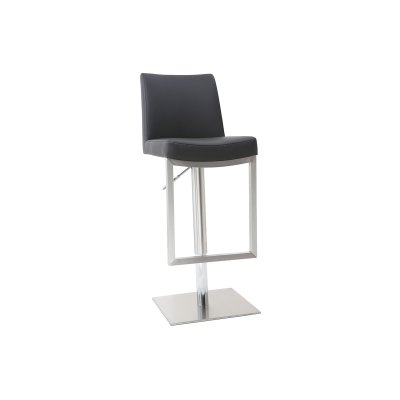 Miliboo Tabouret de bar design noir KYLE