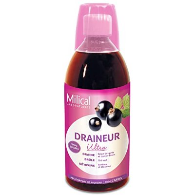 MILICAL NUTRITION MILICAL Drainaligne ultra go&ucirc;t cassis flacon 500ml
