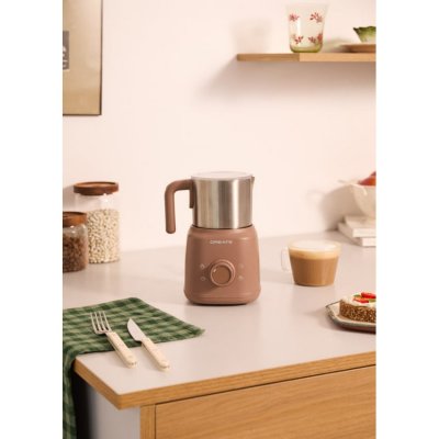 CREATE Milk Frother Retro - Mousseur Et Chauffe-lait Avec Carafe Amovible