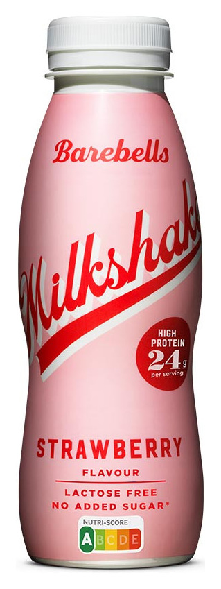 BAREBELLS Milkshake -  - Fraise - 2640 Ml (8 Pi&egrave;ces)