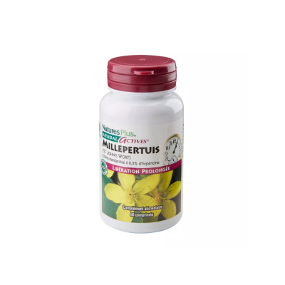 NATURE S PLUS Millepertuis 233 mg Herbal Actives - 60 comprimes