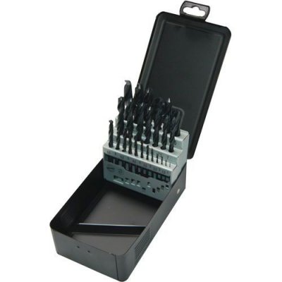 MILWAUKEE  4002395371280 Coffrets de 25 Forets &agrave; M&eacute;taux HSS-R, Noir