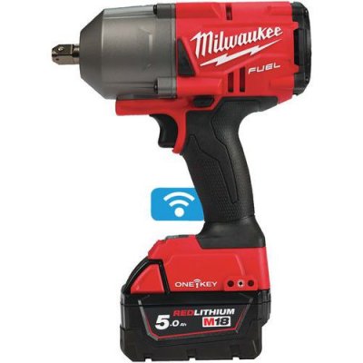 MILWAUKEE  - Boulonneuse 1/2' one-key M18 ONEFHIWP12-502X fixation &agrave; bille - 2 batt. 5Ah - 4933459725