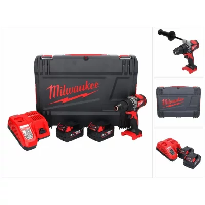 MILWAUKEE  Perceuse visseuse percu 18V 5Ah M18 BLPD2-502X - 4933464517