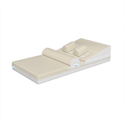 MINEA  - Kit complet  70x140 cm - Matelas Mousse HD + Accessoires