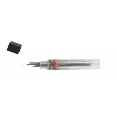 PENTEL Mines graphites  Hi-Polymer - 0,5 mm - 2B - &eacute;tui de 12