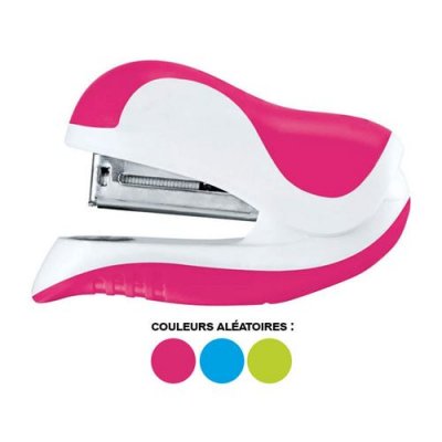 MAPED Mini agrafeuse ergologic + 400 agrafes 26/6 Color