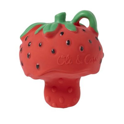 OLI & CAROL Mini anneau de dentition Sweetie la fraise