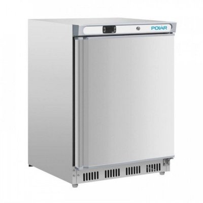 POLAR Mini armoire n&eacute;gative 140 litres - Inox externe -  