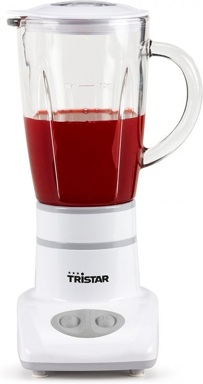TRISTAR Mini blender 0,45 L 180 W &middot; Smoothie rapide blanc - Neuf