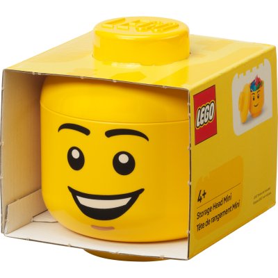 Mini-bo&icirc;te en forme de t&ecirc;te STORAGE HEAD HAPPY BOY