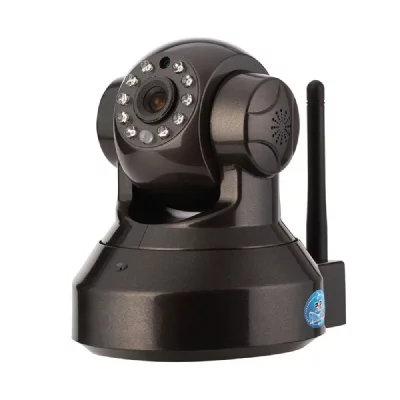 YONIS Mini Cam&eacute;ra Ip Infrarouge Wifi Compatible Smartphone Tablette iOs Android Noire + SD 32Go