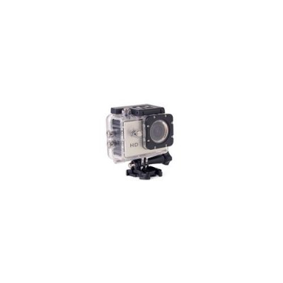YONIS Mini cam&eacute;ra sport hd 720p &eacute;tanche 30m &eacute;cran 1.5' photos vid&eacute;o angle 140&deg; argent 