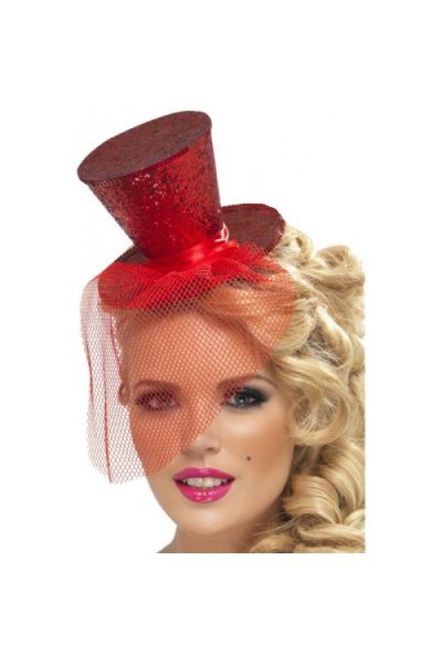 SMIFFYS Mini Chapeau Fever - Rouge - Taille Unique