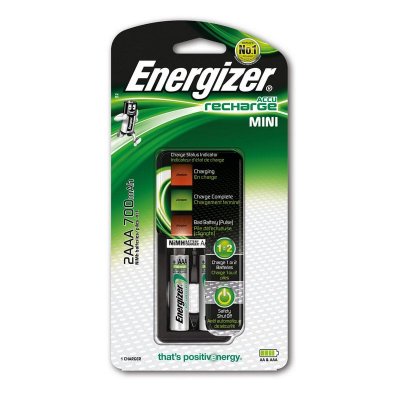 ENERGIZER Mini chargeur 2AAA 