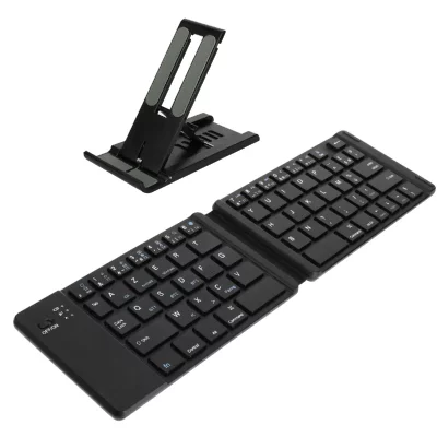 AVIZAR Mini Clavier Bluetooth AZERTY - Android iOS et Windows - Support inclus