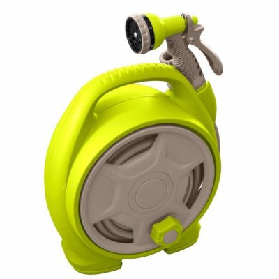 JARDIBRIC Mini D&eacute;vidoir Portable  10 m Vert/Anis ou Taupe/Turquoise