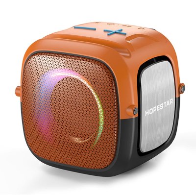 YONIS Mini Enceinte Bluetooth IPX5 5W Autonomie 6h Basses Puissantes Port&eacute;e 10m Bleu Y
