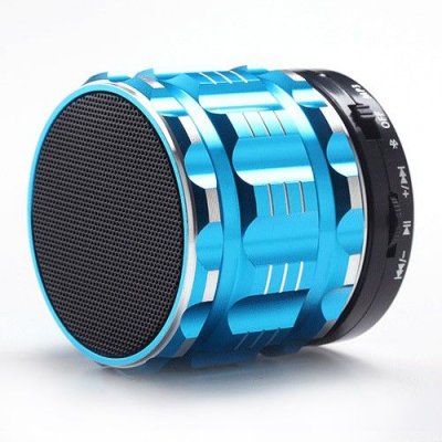 GENERIQUE Mini Enceinte Bluetooth Portable Smartphone Carte Micro SD Kit Mains Libres Bleu YONIS