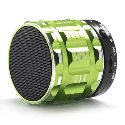 YONIS Mini Enceinte Bluetooth Portable Smartphone Carte Micro SD Kit Mains Libres Vert