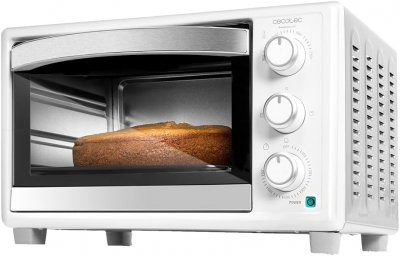 CECOTEC Mini-four 23 L blanc avec 3 modes de cuisson - 1500 W