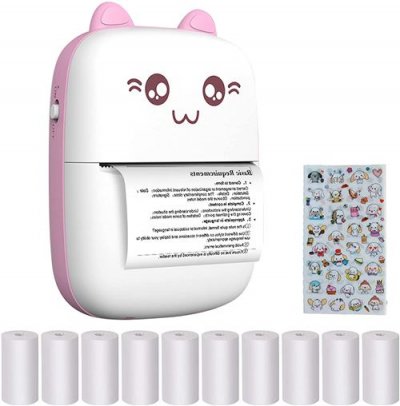 GENERIQUE Mini imprimante Photo portable instantan&eacute; BT Papier thermique 10 Rouleaux
