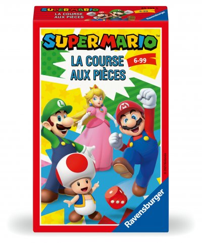 RAVENSBURGER Mini jeu - Super Mario la course aux pieces -  