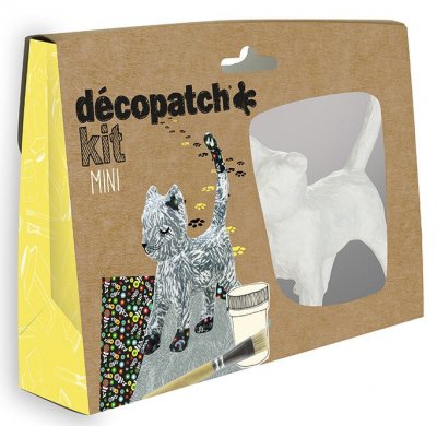 DECOPATCH Mini kit cr&eacute;atif D&eacute;copatch : Chat aille Unique Coloris Unique