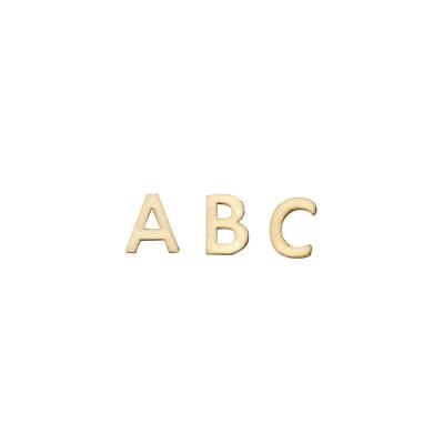 ARTEMIO Mini lettre en bois - sachet de 162 pi&egrave;ces -  - couleur variant