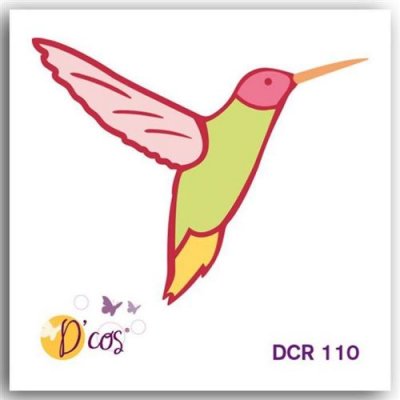 TOGA Mini matrice de d&eacute;coupe colibri 5 x 5 cm