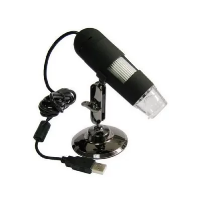 YONIS Mini Microscope Electronique Portable Digitale Zoom X20 A X200 USB 8 LED 1.3 Mp