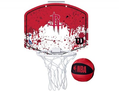 WILSON Mini panier de Basket NBA Houston Rockets  Team