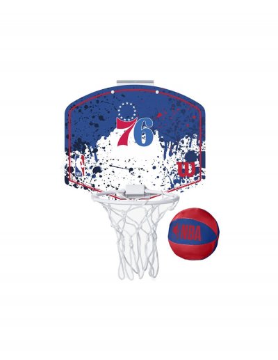 WILSON Mini panier de Basket NBA Philadelphia 76ers  Team