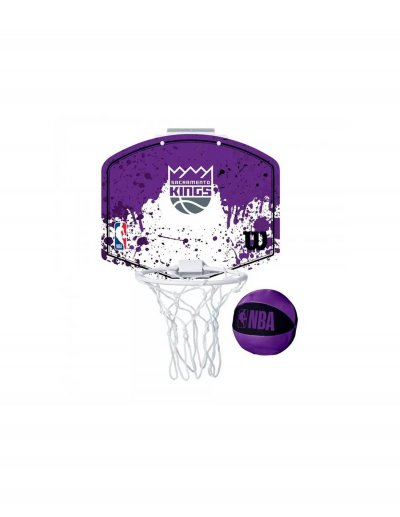 WILSON Mini panier de Basket NBA Sacramento Kings  Team