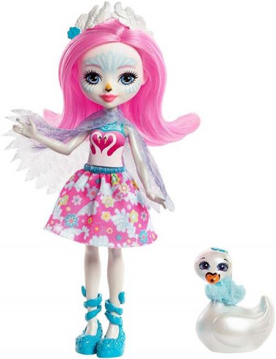 ENCHANTIMALS Mini-Poup&eacute;e 15 cm -  - Cygne