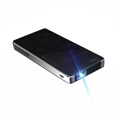 YONIS Mini Projecteur Android Miracast Bluetooth Vid&eacute;oprojecteur DLP HDMI Noir + SD 32Go