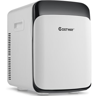 COSTWAY Mini R&eacute;frig&eacute;rateur 15L 2 en 1 Mini Frigo Portable Fonction de Refroidissement et de Chauffage A++
