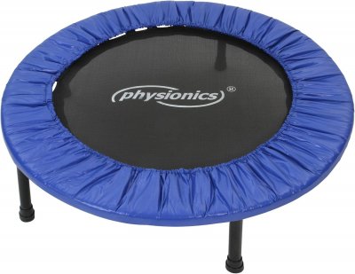 PHYSIONICS Mini trampoline de fitness - diam&egrave;tre &oslash; 91 cm, pieds antid&eacute;rapants, usage int&eacute;rieur/ext&eacute;rieur