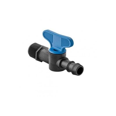 ABRISA Mini vanne Filet&eacute;e 1/2'' - cannel&eacute;e 16 mm pour micro irrigation