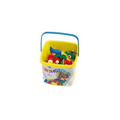 VIKING TOYS Mini-v&eacute;hicules  en plastique - Seau de 25