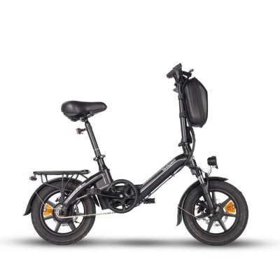 GENERIQUE Mini v&eacute;lo &eacute;lectrique Bodywel T16 Pro, pliable 14"" , 25km/h, noir