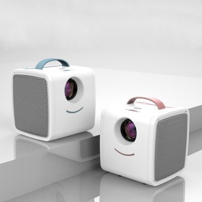 YONIS Mini Videoprojecteur Enfant 10w Hd 1080p 30 Lumens Hdmi Usb Sd Audio Bleu 